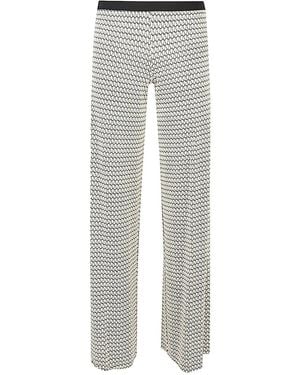 Siyu Hose mit Print - Grau