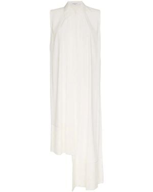 Givenchy Fringe-Trimmed Silk-Crepe Top - White