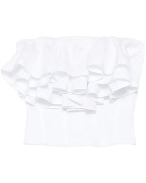 Viktor & Rolf Top Volant - Blanco