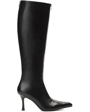 Alexander Wang Spitze Vera Stiefel Mit Reißverschlussdetail 85Mm - Schwarz