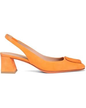Santoni Marta Buckle-Detail Sandals - Orange