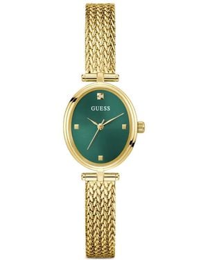 Guess Ruby Oval Case 24Mm Watch - Green