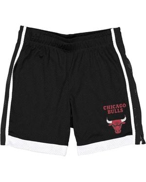 KTZ Chicago Bulls Nba Mesh Track Shorts - Black