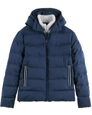 Fay Hooded Padded Jacket - Blue