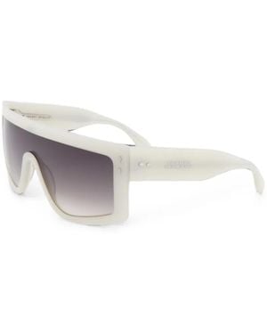 Isabel Marant Geometric-Frame Sunglasses - White