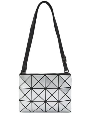 Issey Miyake Bolso De Hombro Con Estampado Geométrico - Blanco