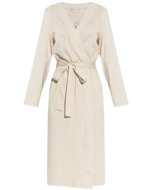 Hanro Belted Bathrobe - White