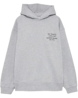 Engineered Garments X Roy Roger's Graphic-Print Cotton Hoodie - Grey