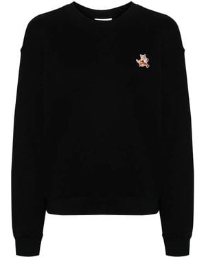 Maison Kitsuné Speedy Fox Sweat - Black