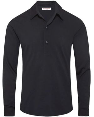 Orlebar Brown Poloshirt aus Merinowolle - Blau