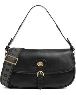 The Bridge Isadora Logo Strap Tote Bag - Black