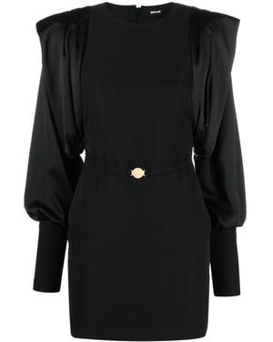 Just Cavalli Short Dress With Belt - Black