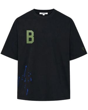 Black Jack Jewelry Logo-Print Embroidered T-Shirt - Blue