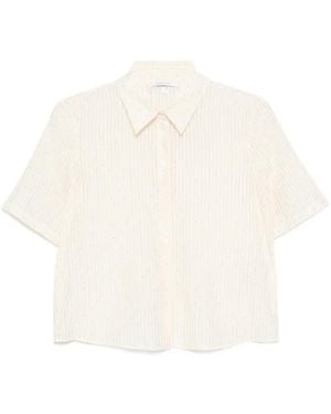 Patrizia Pepe Striped-Pattern Shirt - White