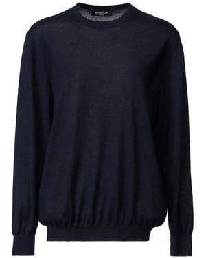 Fabiana Filippi Crew-Neck Jumper - Blue