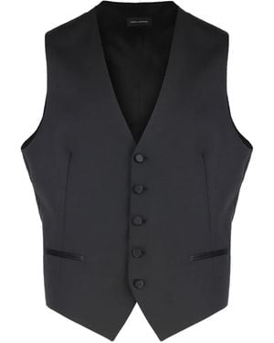 Tagliatore Gilet Monopetto - Nero