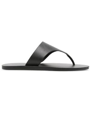 Manebí Sandalen Mit Zehensteg - Schwarz