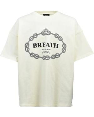 BREATH Logo-Print T-Shirt - White