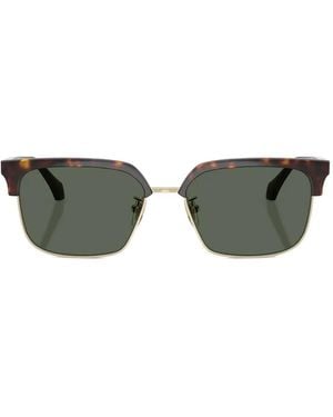 Versace Square-Frame Sunglasses - Gray