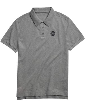Canada Goose Poloshirt Mit Logo-Patch - Grau