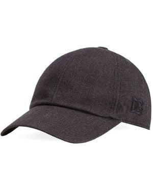 Dolce & Gabbana Logo-Embroidered Cap - Blue