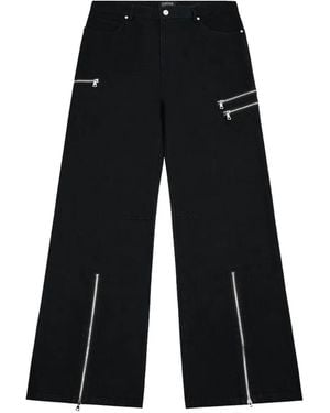 RTA X Ddg Rio Zip-Detail Jeans - Black