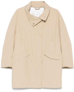 OOF WEAR Jas Met Opstaande Kraag - Naturel