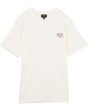 A.P.C. Camiseta Rue Madame - Blanco