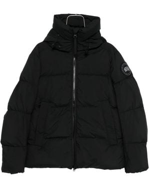 Canada Goose Logo-Motif Puffer Jacket - Black