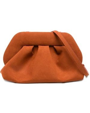 THEMOIRÈ プリーツパネル サッチェルバッグ - オレンジ