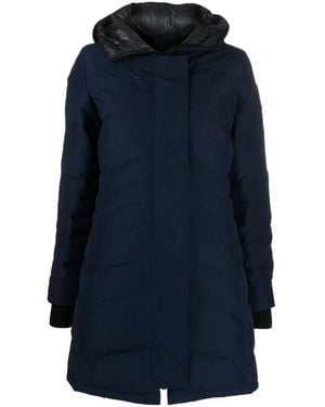 Canada Goose Cappotto Imbottito Con Applicazione - Blu