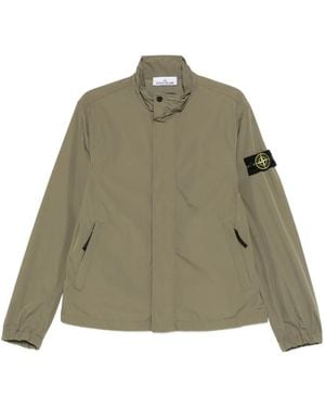 Stone Island Zipped Blouson Jacket - Green