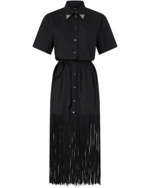 Pinko Abito Con Frange - Nero