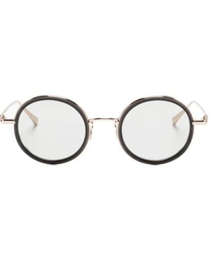 Megane and Me Round-Frame Sunglasses - Black