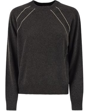 Peserico Crew-neck Sweater - Black