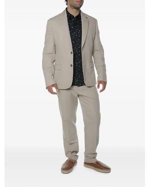 Trussardi Single-Breasted Notched-Lapels Suit - Grey