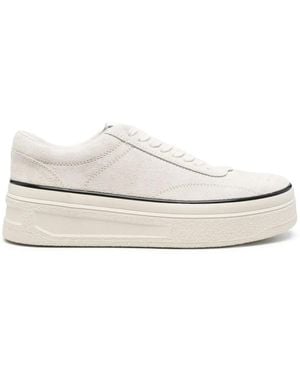 Jil Sander Leather Sneakers - White