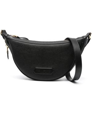 Tom Ford ロゴパッチ ショルダーバッグ - ブラック