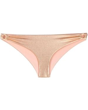 Patrizia Pepe Bikinislip Met Glitter - Naturel