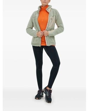 Columbia Borg-Panelled Fleece Jacket - Green