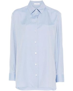 The Row Sisilia Silk Shirt - Blue