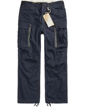 RRL Cotton Cargo Trousers - Blue