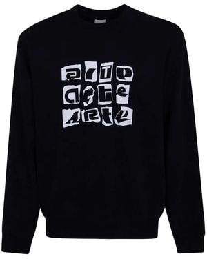 Arte' Maglione Con Stampa Grafica - Blu