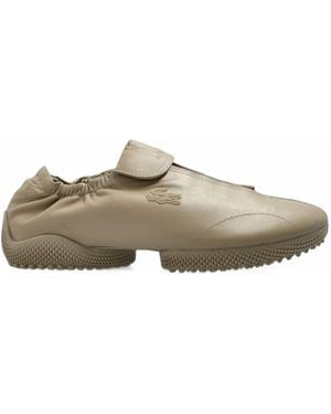 Lacoste Runway Low Set Leather Sneakers - Gray