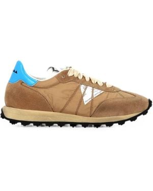 RUN OF Suede-Panelled Trainers - White