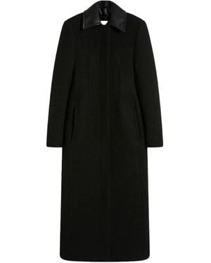Sportmax Single-Breasted Coat - Black