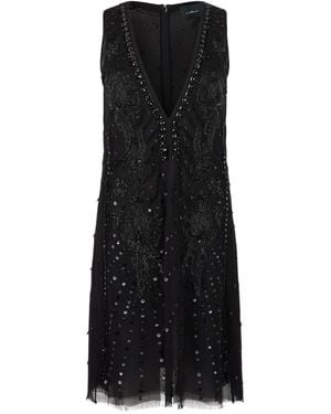 John Richmond Sequin-Embellished Mini Dress - Black