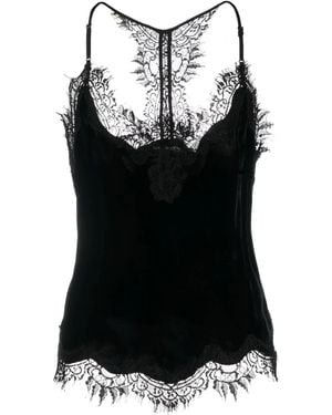 Gold Hawk Camisole-Top Mit Spitze - Schwarz