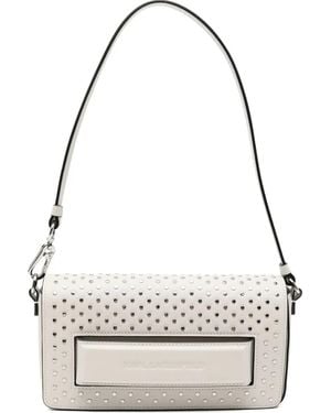 Karl Lagerfeld Ikon Shoulder Bag - White