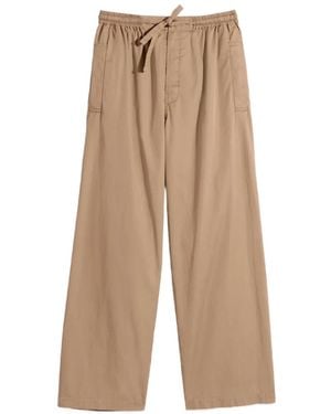 Lemaire Drawstring Trousers - Natural
